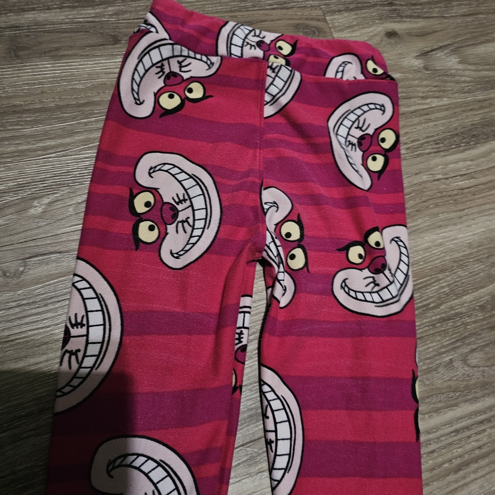 Pink Striped Cheshire Cat Leggings
